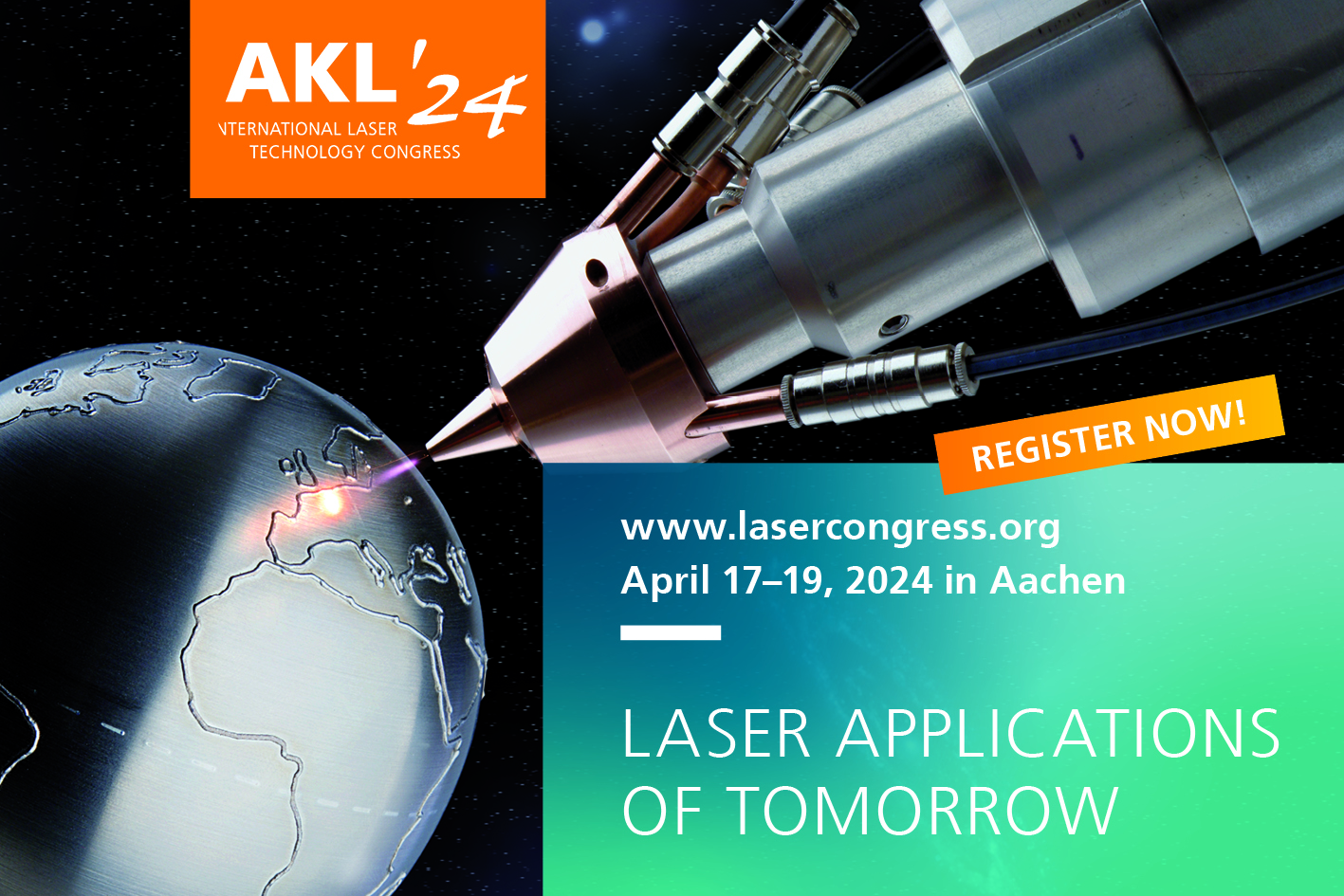 Die Anmeldungen zum AKL’24 sind ab sofort unter www.lasercongress.org möglich.