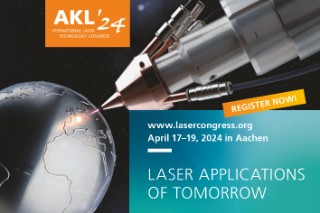 Die Anmeldungen zum AKL’24 sind ab sofort unter www.lasercongress.org möglich.