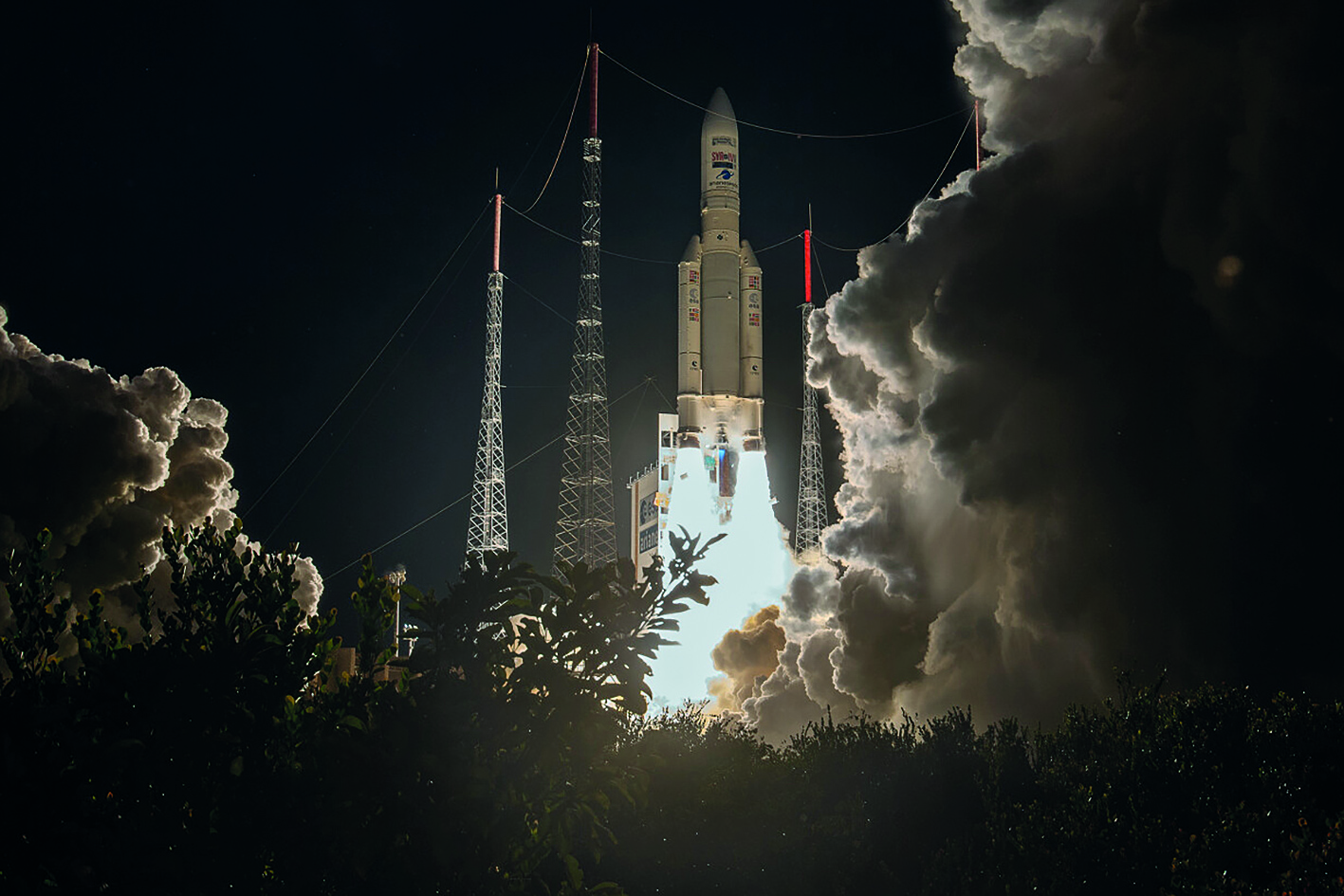 Erfolgreicher Start einer Ariane 5. 