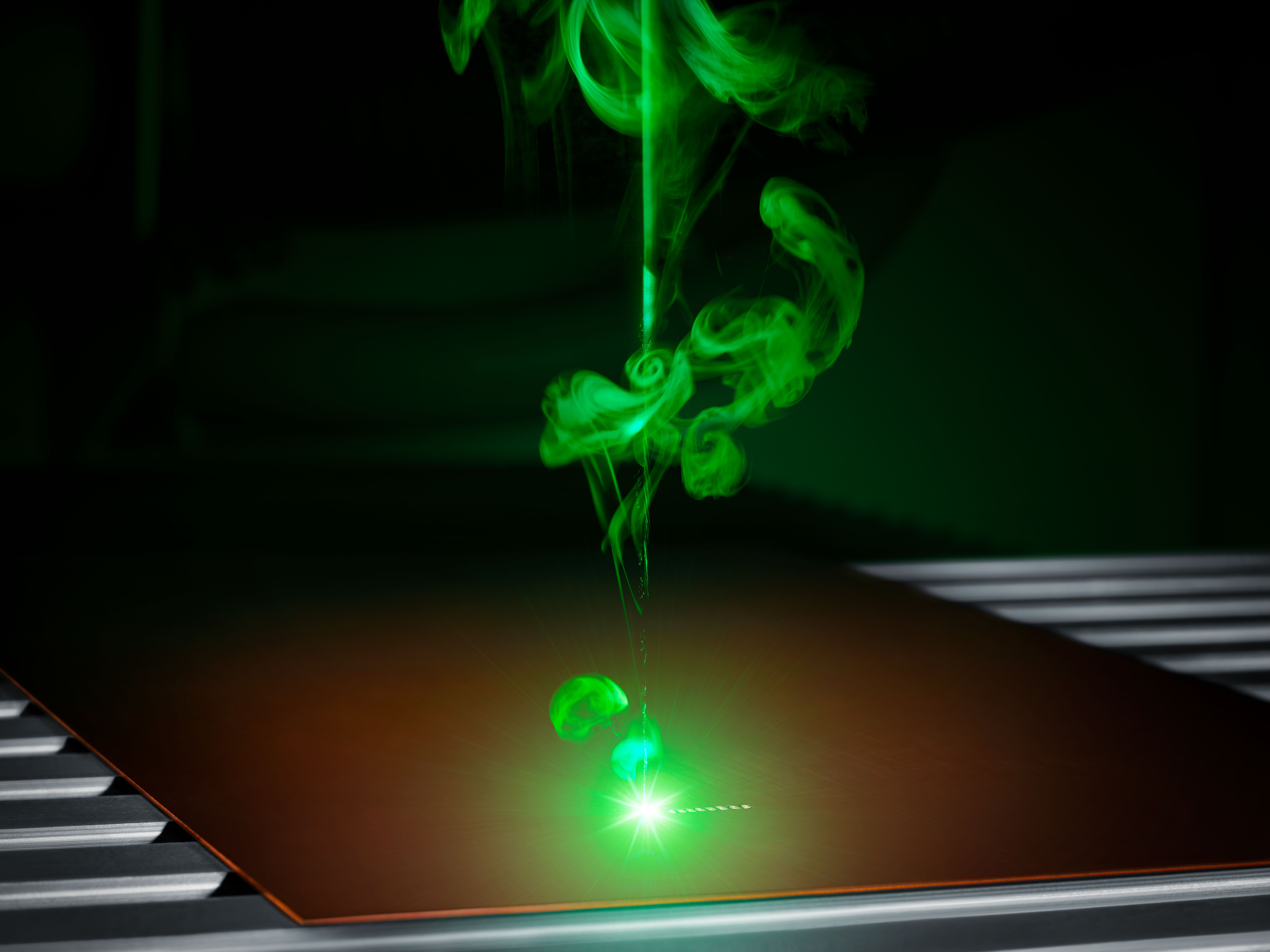 Apart from the usual infrared beam sources, green and blue lasers are being used increasingly due to the higher absorption of copper.