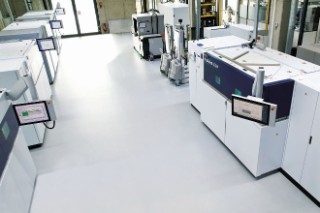 Additive manufacturing production hall at toolcraft in Georgensgmünd.