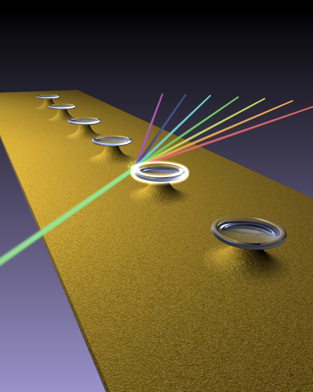 Selective laser-induced etching can be used to manufacture microresona-tors, for example for frequency comb generators. The laser process enables new geometrical shapes. 