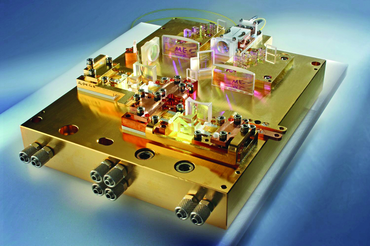 Image 3: Fiber-coupled diode module based on dense wavelength-division multiplexing.